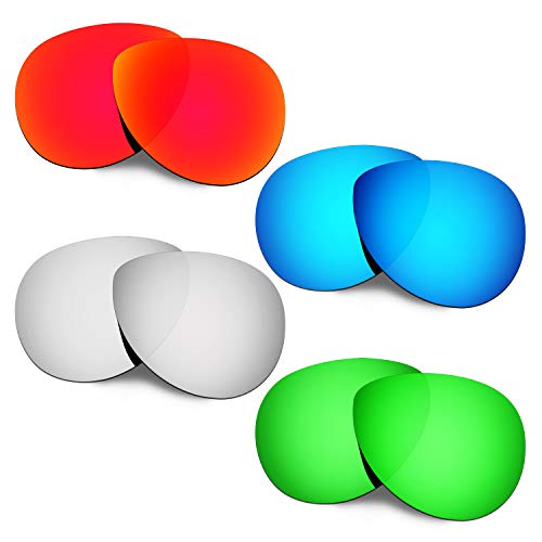 Lentille pour Oakley Feedback renforcée vert et titane anti-rayures