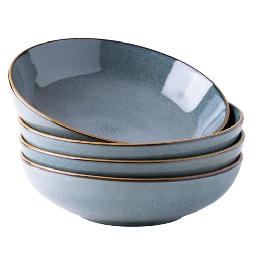 GBHOME 8.75'' Large Ceramic Pasta Bowls, 40oz Ston