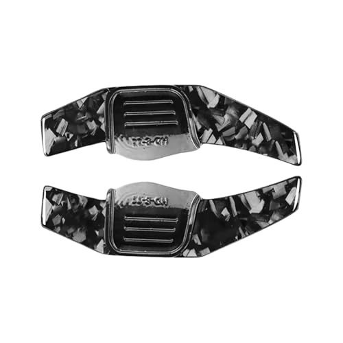 �Ԃ̃p�h���V�t�^�[ Compatible With Kia For Cerato 2014-2018 For Cadenza 2012-2016 �J�[�X�e�A�����O�z�C�[���V�t�^�[�p�h���G�N�X�e���V���� �J�[�{���t�@�C�o�[�A�N�Z�T���[(Black)