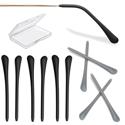 [RIYUMY] 眼鏡先端のヒント 拡張可能 シリコーン製 耳サックチューブ 修理ツール 交換 メガネ備品 5ペアセット