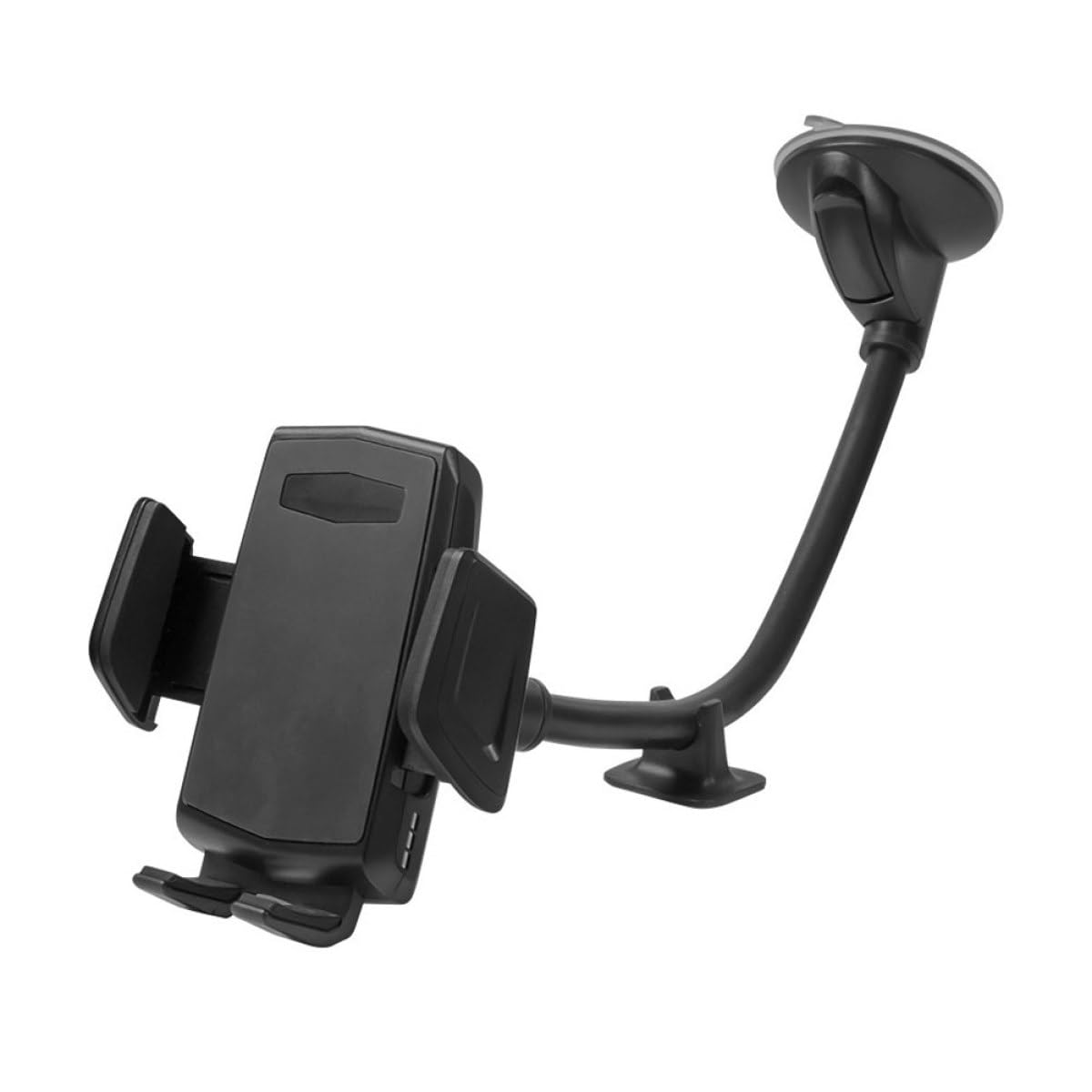 Tofficu Supporto Telefono Auto Ventosa Antiscivolo Stabile per Smartphone Navigazione Sicura Cruscotto Nero