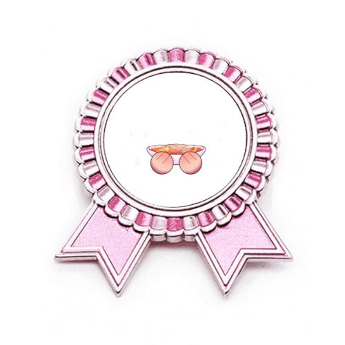 Pin's en forme de curry Rose en métal taille M un cadeau original pour les fans