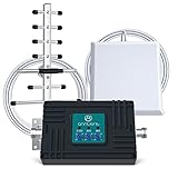 ANNTLENT Amplificador de señal de teléfono móvil gsm 3G LTE 4G multibanda para el hogar, Mejora la señal de teléfono móvil de Banda 20/8/1 800/900/2100 MHz.