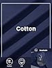 Cavva Tshirts Men UK Pure Cotton Plain Crew Neck Moisture Wicking Tees Comfortable Short Sleeve Tops Regular Fit,Navy Blue,3XL #5
