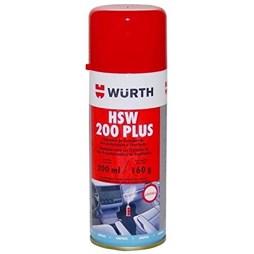 Limpeza Automotiva Higienizador De Ar Condicionado Wurth Hsw 200 Lavanda Granada 200Ml