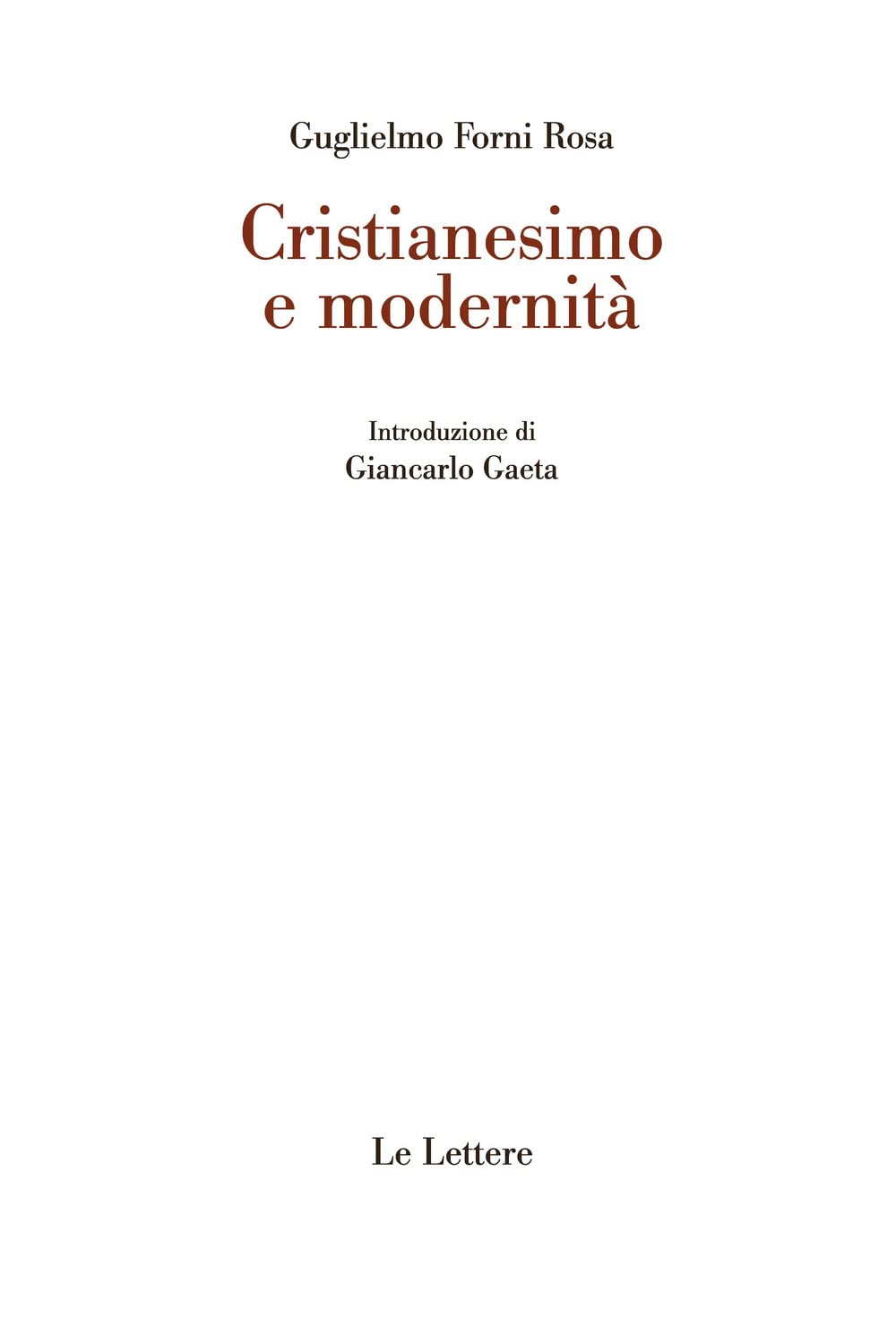 Cristianesimo E Modernità - 4