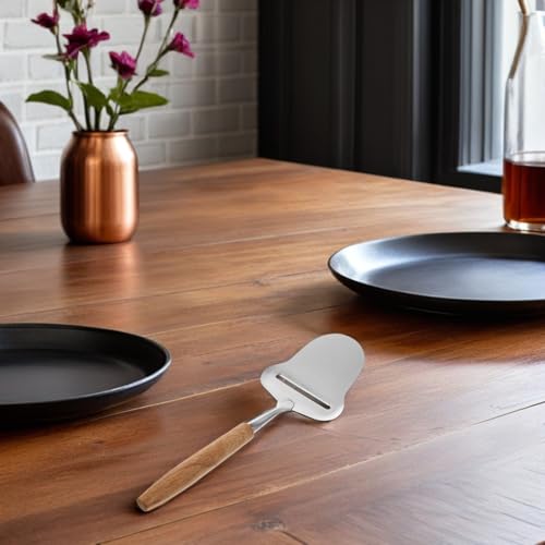 Alipis 2pcs rallador de queso y zester acero madera miniatura 5