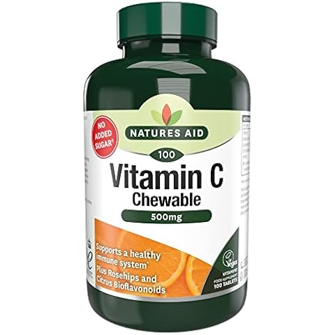 Natures Aid Chewable Vitamin C 500 mg Cover
