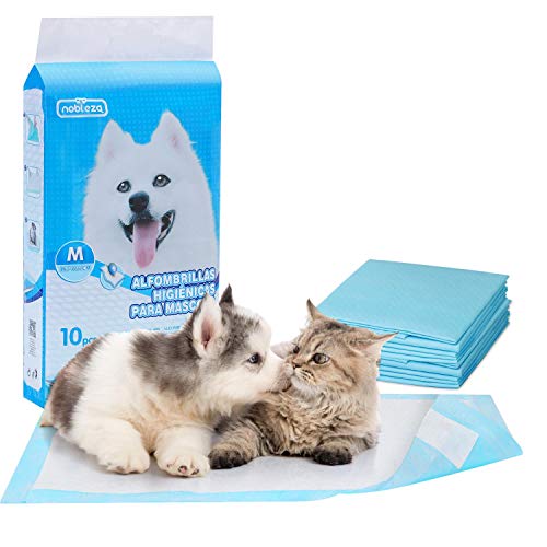 Nobleza - 100 x removedores de cães, tapete higiénico de treino para cães. Ultra-absorvente 60 cm x 60 cm.