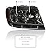 SPEC-D TUNING Smoke Replacement Headlights Compatible with 1999-2004 Jeep Grand Cherokee Left + Right Pair Head Lights Lamps Assembly
