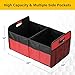 YSSOA 2 Compartments Car Trunk Organizer, 600D Oxford Polyester Car Storage, Anti-slip 14