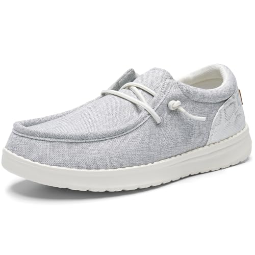 Image of STQ Orthopedic Slip on Casual Shoes for Women Plantar Fasciitis Relief Lightweight Comfy Sneakers Light Grey US 6