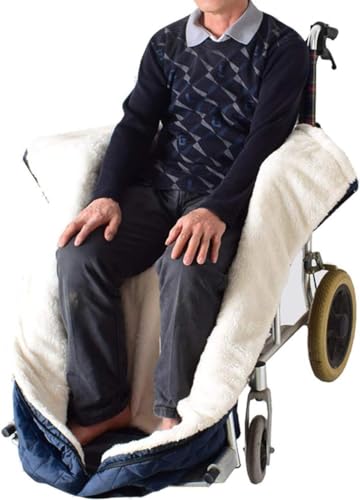 Housse de fauteuil roulant for le bas du corps couverture chauffante en peluche