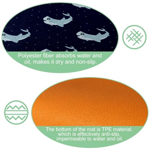 Tapis de cuisine antidérapants lavables pour protéger le carrelage