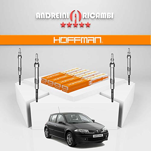 Kit 4 candelette ne ii 1.9 dci 88kw 120cv 2005 ->