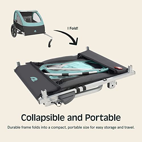 Image of Retrospec Rover Kids Bicycle Trailer Single and Double Passenger Children's Foldable