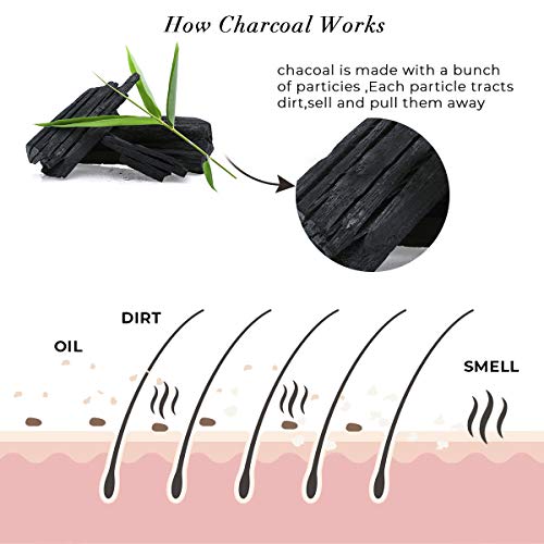 Luseta Charcoal Detox Hair Conditioner - Purifying Charcoal Conditioner - Volumizing & Moisturizing 33.8Oz #TOP3