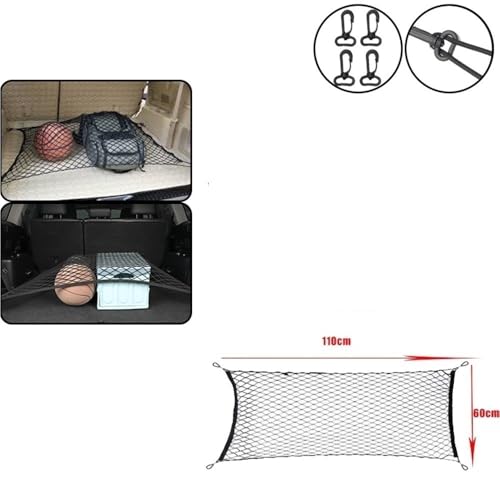 Filet de rangement de coffre contre les objets qui glissent