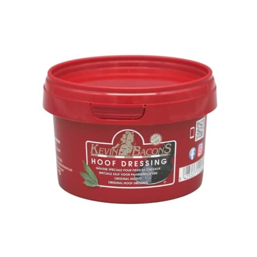 Kevin Bacon´s Hoof Dressing Original | 250 ml | Prodotto per la cura degli zoccoli di cavalli | Può contribuire a migliorare la proprietà del cavallo | Con unguento alloro e grassi animali