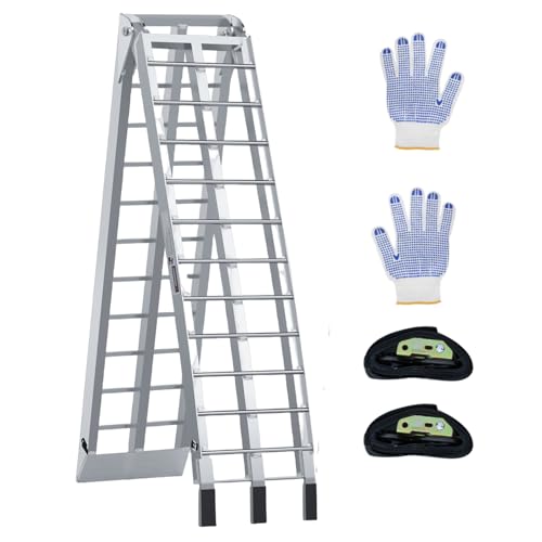 7.5FT Aluminum Loading Ramp, 850 lbs Capacity...