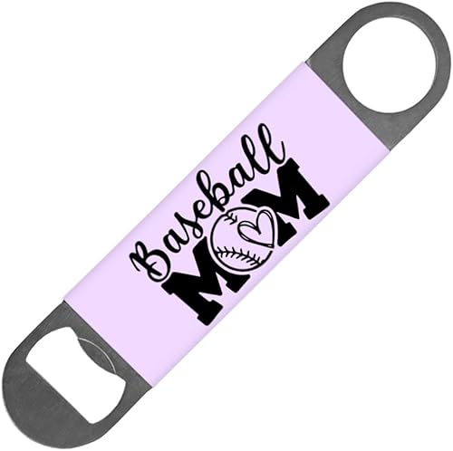 Abridor de botellas para mamá de béisbol, abridor de cerveza deportivo para mamá, abridor de botellas impreso