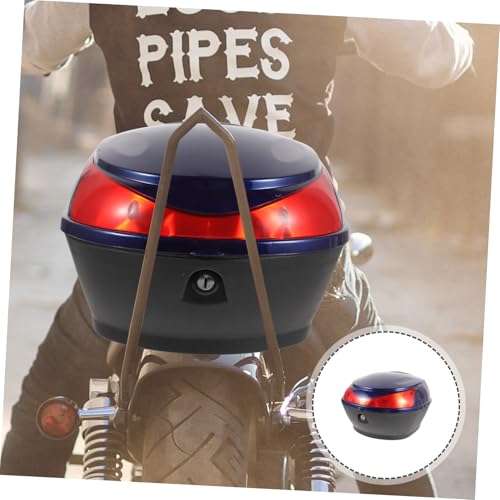 Coffre arrière de moto compatible scooter électrique Mikikit bleu