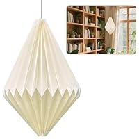 HuaMuDM Nordische Kreativpapier Lampenschirm,Origami Design Papier Lampenschirm,Folding Pendelleuchte Kunst Dekor,Wohnzimmer,Esszimmer,Schlafzimmer