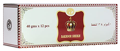 Bakhoor Sheikh Incense 40gm (Pack of 12pcs)