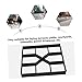 Kisangel 2Pcs Reusable Cement Paving Mold Modeling Tool for Garden Walkways and Floor Design Durable Path Maker for Projects