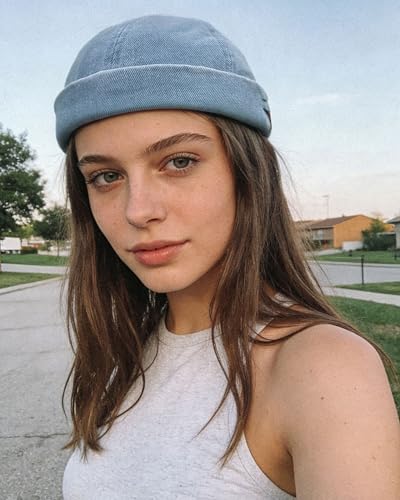 Image of CLAPE Watch Cap Work Beanie Corduroy Docker Leon Brimless Hat Rolled Cuff Harbour Hat