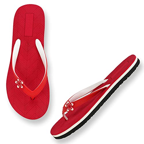 Image of TWOSOFT Women Slipper Stylish Comfortable Lightweight Soft Flaxsible Casual Flip Flop /Girls fancy chappal