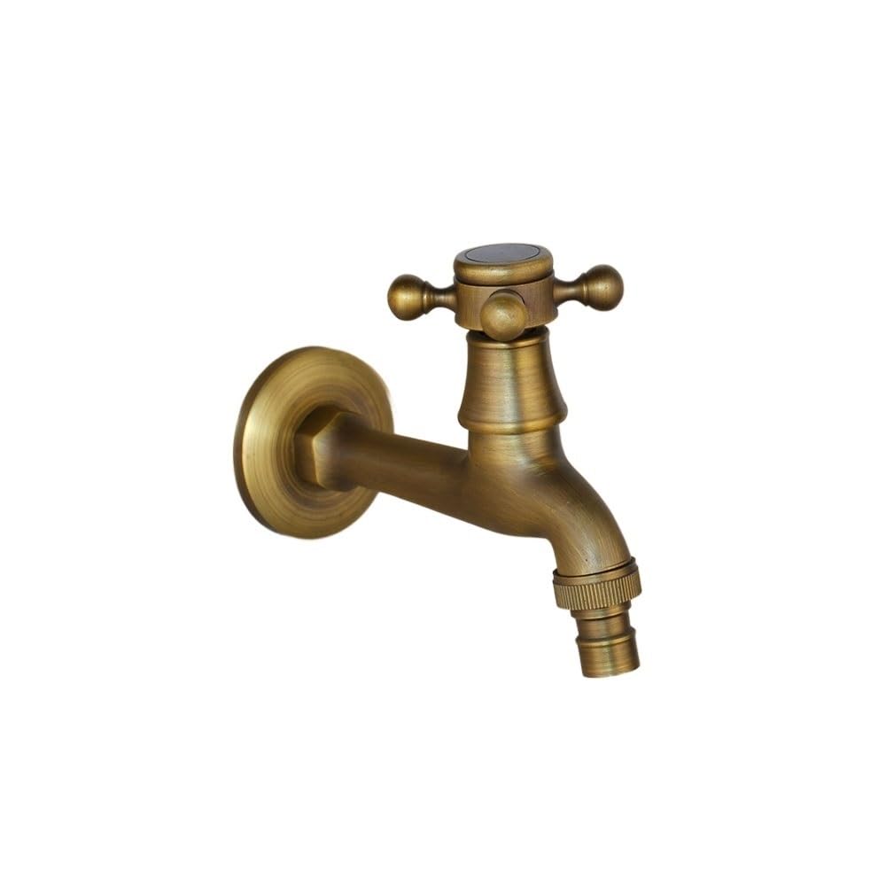 Ghjrthfj Long One Taps, Decorative Outdoor Garden Faucet Washing Machine Small Tap Only Cold Taps Bathroom Tub Mixer(Long One)