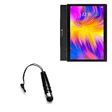 BoxWave Stylus Pen Compatible with Winsing Android Tablet KTLA (10 in) - mini Capacitive Stylus, Small Rubber Tip Capacitive Stylus Pen - Jet Black