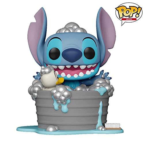 Funko Disney Pop! Deluxe Vinyl Stitch in Bathtub Figure 9cm, Multicolor, 9 cm - Image 2