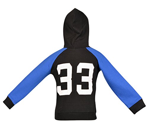 Image of Gkidz Boys Full Sleeve Hooded Black Sweat Shirt(WWB-002-BLACK Black)