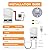 Antuony 110V Tankless Electric Water Heater,4500W Under Sink On Demand Instant Hot Water Heater,LCD Touch Screen tankless Water Heater (4500 W, White)