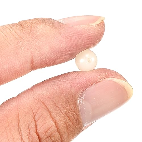 M METERXITY 200 Pcs Glow Fishing Beads - Plastic Luminous Round Soft Bait Egg Lure Rigs Apply to Outdoor Tackle Tool (7mm, White) - Image 4