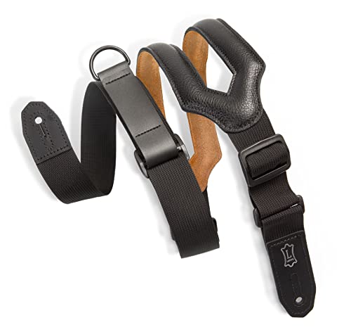 Levy's Leathers Right Height Guitar Strap with Patented RipChord Quick Adjustment Technology, 3