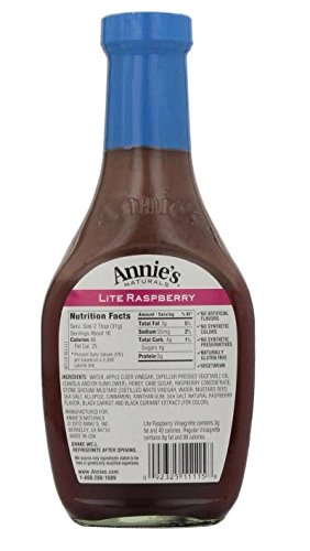 Annie`s Natural Dressing ,Lite Raspberry ,8 Fl Oz, (Pack Of 3) #TOP1