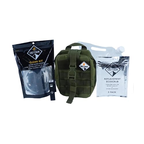 Geyser System Portable Camping Shower & Cleaning Kit