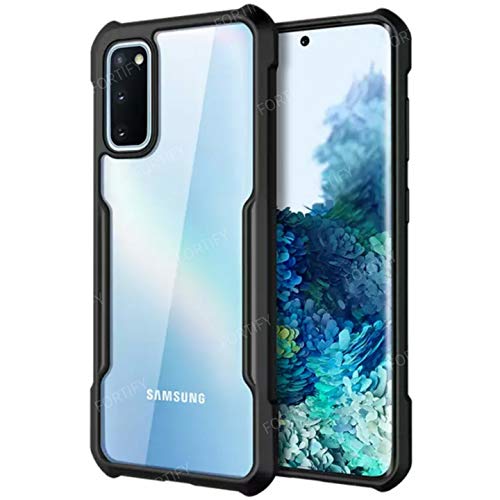 Image of RIGGEAR Xundd Back Cover Case for Samsung Galaxy S20 (Armor|PC and TPU|Black|Clear)