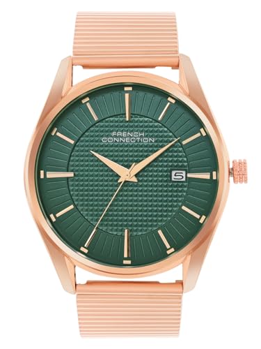 French Connection Analog Green Dial Mens Watch-FCN056D (B0CPPM7DTP) Amazon Price History, Amazon Price Tracker
