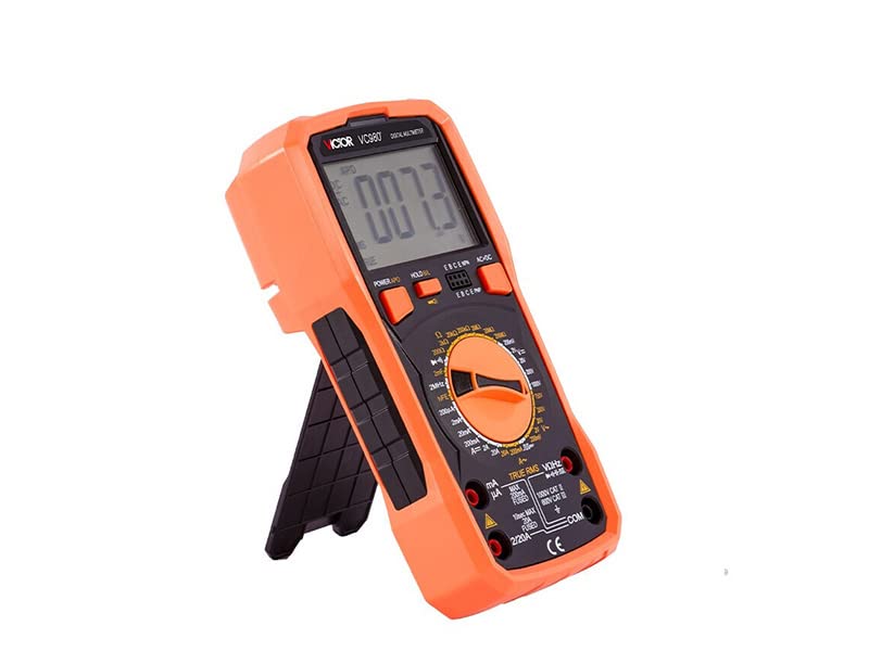 VC980+ Digital Multimeter 19999 Counts Intelligent Protection Large Capacitance and Resistance, DCV, ACV, DCA, ACA True RMS Backlight Tester