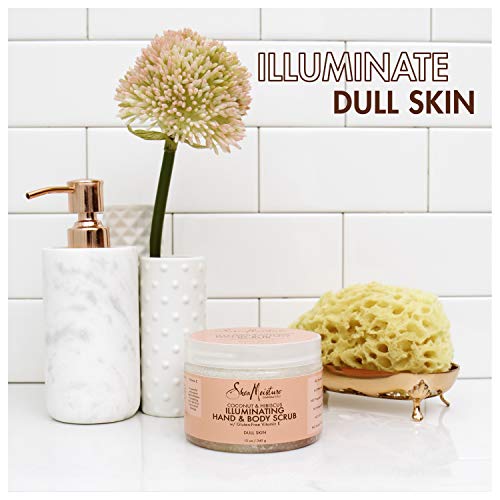 image for Sheamoisture Illuminating Hand and Body Scrub for Dull Skin Coconut an