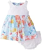 Sweet Heart Rose Baby Girls' Eyelet Bodie Printed Clip Dot Dress