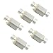 BestTong DC 3V-6V 8000RPM Brushed Vibration Motor DOUBLE-HEAD High Torque Electric Vibrating Motors with 2 Iron Rotating Mass Pack of 5