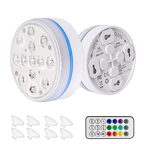 Luz LED Colorida Para Piscina, 12 V CC/38 W, Con Control Remoto, IP68, Resistente Al Agua, RGB