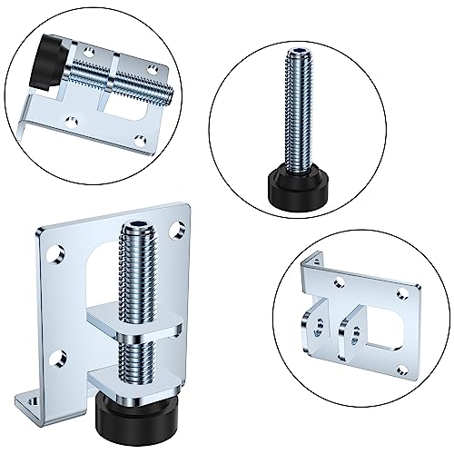 DDHOMIN 4 PCS Heavy Duty Adjustable Leveling Feet Furniture Legs (54mm), Silver - Image 3