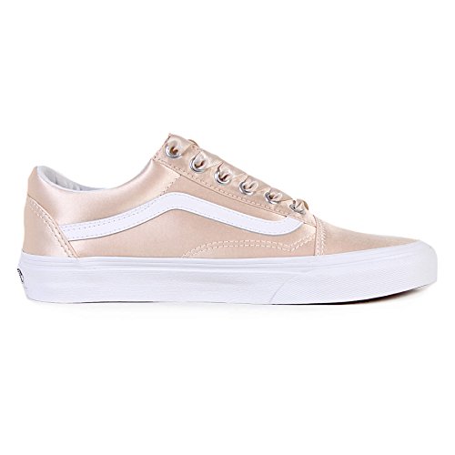 Vans Vans Women's Old Skool Sneaker, Pink ((Satin Lux) Blush/True White R1g), 35 EU