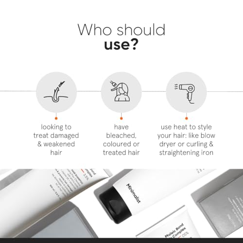 Image of Minimalist Bond Repair Shampoo for Damaged & Chemically Treated Hair | Maleic Acid + Amino Acids + Ceramides | Strengthens Hair, Reduces Breakage | Sulfate-Free Repair Care | 100 ml